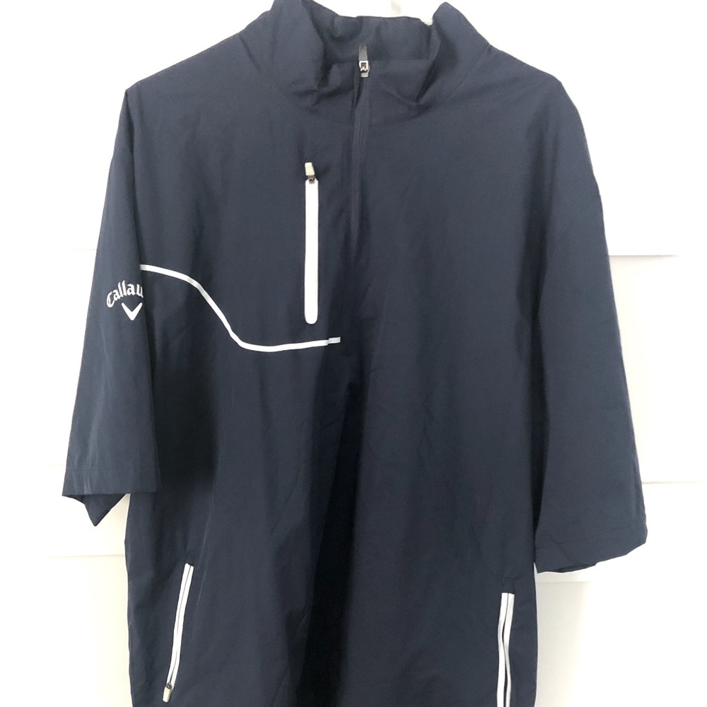 Callaway Golf short-sleeve windshirt - XXL - Navy - EUC